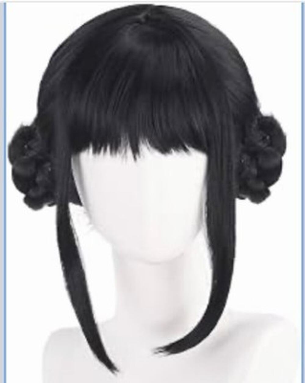 Anime Cosplay Zoey Wig Black Halloween Party Costume New